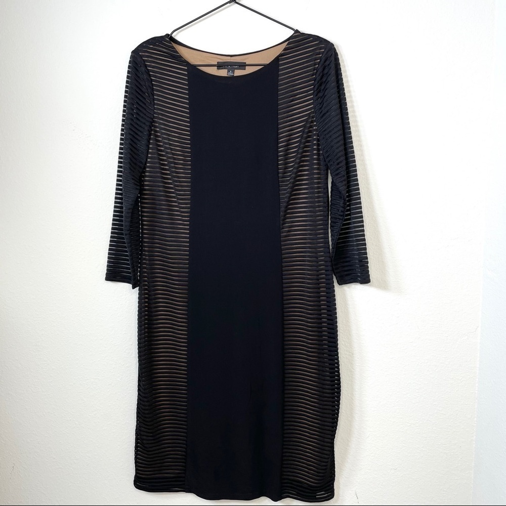 Nine West Black MIDI Dress Sz 8